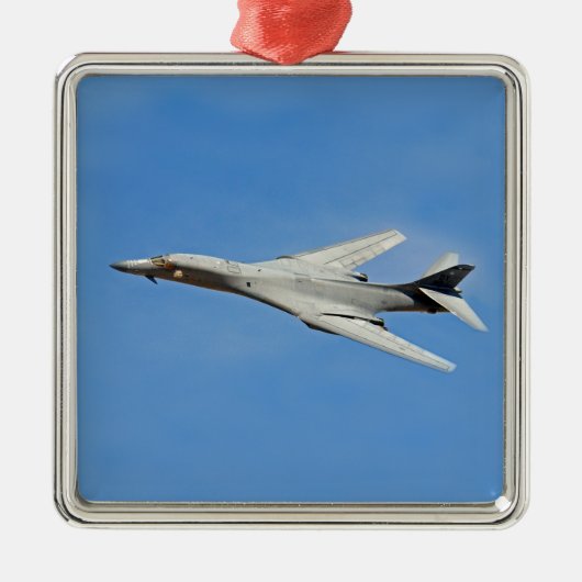 B-1B Lancer Bomber Wings Swept Metalen Ornament (Voorkant)