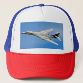 B-1B Lancer Bomber Wings Swept Trucker Pet (Voorkant)
