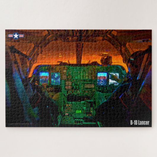 B-1B LANCER COCKPIT (20x30 INCH) Legpuzzel (Horizontaal)