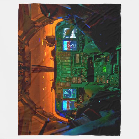 B-1B LANCER COCKPIT FLEECE DEKEN (Voorkant)