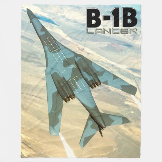 B-1B-LANCER FLEECE DEKEN (Voorkant)