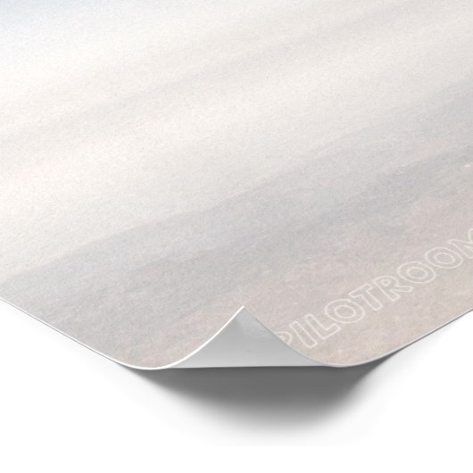 B-1B Lancer met middelpunt Poster (Hoek)