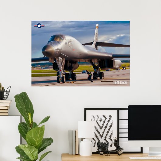 B-1B-LANCER POSTER (Thuiskantoor)
