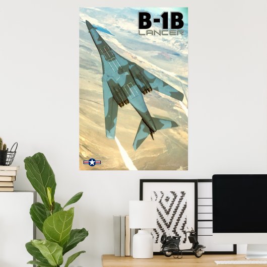 B-1B-LANCER POSTER (Thuiskantoor)