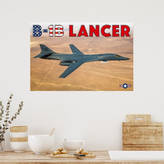B-1B-LANCER POSTER (Keuken)