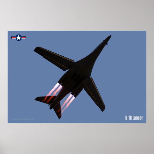 B-1B-LANCER POSTER (Voorkant)