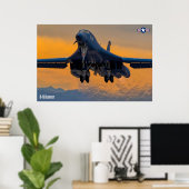 B-1B-LANCER POSTER (Thuiskantoor)