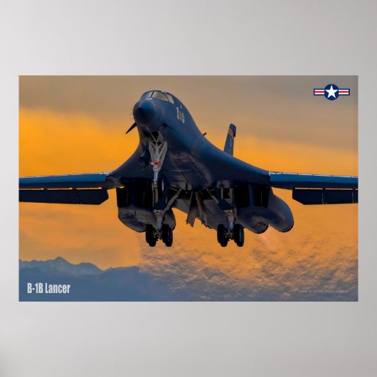 B-1B-LANCER POSTER (Voorkant)