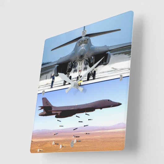 B-1B-LANCER VIERKANTE KLOK (Hoek)