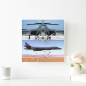 B-1B-LANCER VIERKANTE KLOK (Huis)