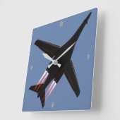 B-1B-LANCER VIERKANTE KLOK (Hoek)