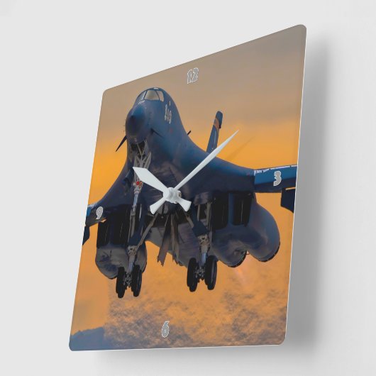 B-1B-LANCER VIERKANTE KLOK (Hoek)