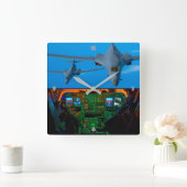 B-1B-LANCER VIERKANTE KLOK (Huis)