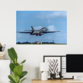 B-1B Lancer Vliegtuig Poster (Thuiskantoor)