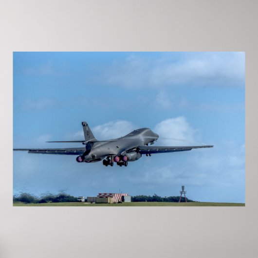 B-1B Lancer Vliegtuig Poster (Voorkant)