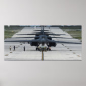 B-1B Lancer Vliegtuig Poster (Voorkant)
