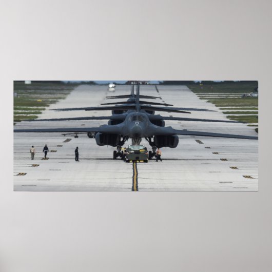 B-1B Lancer Vliegtuig Poster (Voorkant)