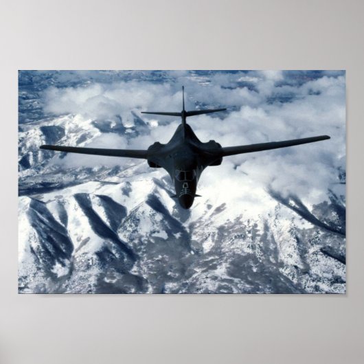 B-1B Lancer Vliegtuig Poster (Voorkant)