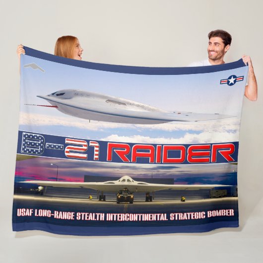 B-21 RAIDER FLEECE DEKEN (In situ)