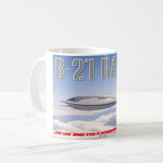 B-21 RAIDER KOFFIEMOK (Voorkant links)