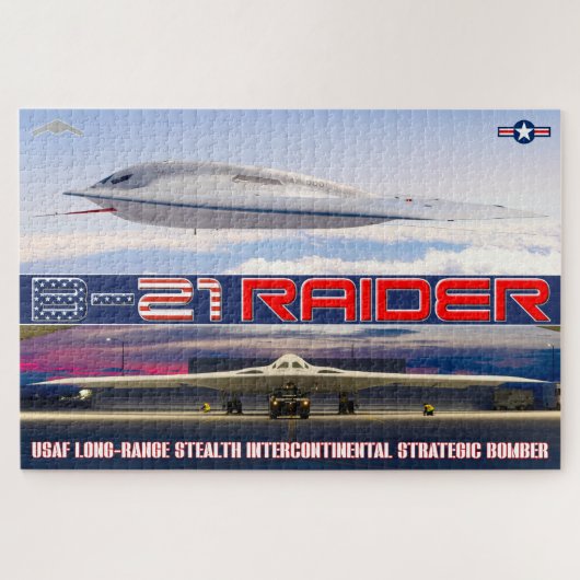 B-21 RAIDER LEGPUZZEL (Horizontaal)