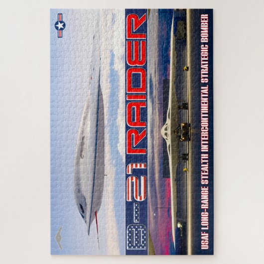 B-21 RAIDER LEGPUZZEL (Verticaal)