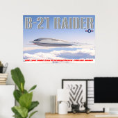 B-21 RAIDER POSTER (Thuiskantoor)