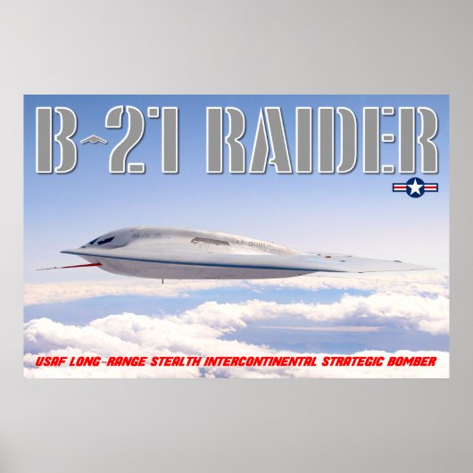 B-21 RAIDER POSTER (Voorkant)
