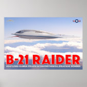 B-21 RAIDER POSTER (Voorkant)