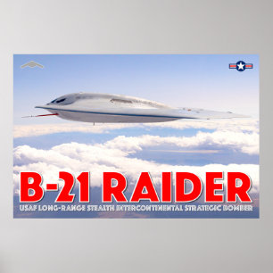 B-21 RAIDER POSTER