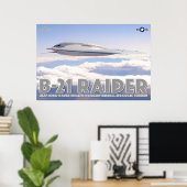 B-21 RAIDER POSTER (Thuiskantoor)