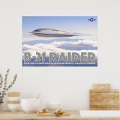 B-21 RAIDER POSTER (Keuken)