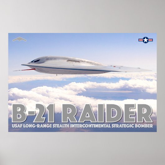 B-21 RAIDER POSTER (Voorkant)
