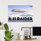 B-21 RAIDER POSTER (Thuiskantoor)