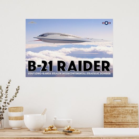B-21 RAIDER POSTER (Keuken)