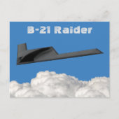 B-21 Raider Stealth Bomber Briefkaart (Voorkant)