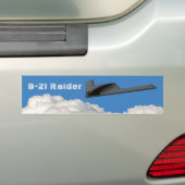 B-21 Raider Stealth Bomber Bumpersticker (Op auto)