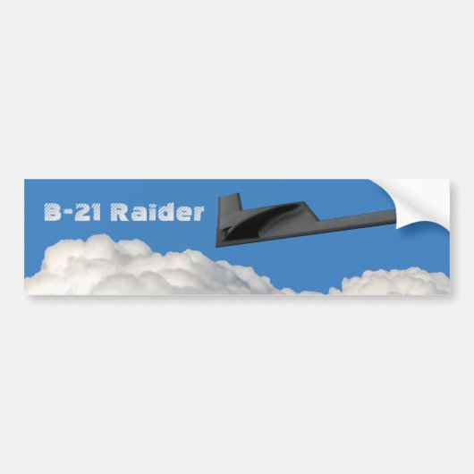 B-21 Raider Stealth Bomber Bumpersticker (Voorkant)
