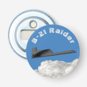 B-21 Raider Stealth Bomber Button Flesopener (Voorkant)