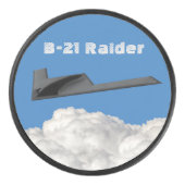 B-21 Raider Stealth Bomber Hockey Puck (Voorkant)
