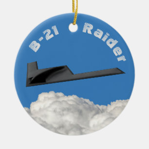 B-21 Raider Stealth Bomber Keramisch Ornament