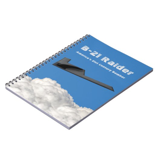 B-21 Raider Stealth Bomber Notitieboek (Linkerzijde)