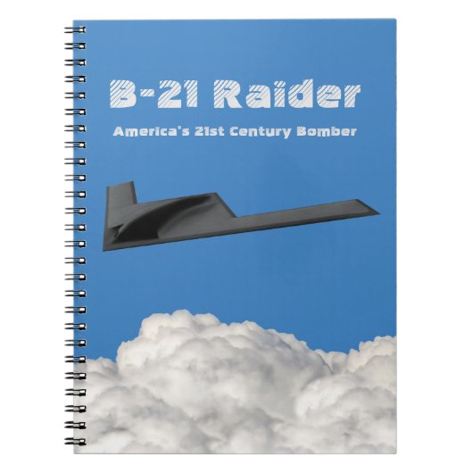 B-21 Raider Stealth Bomber Notitieboek (Voorkant)