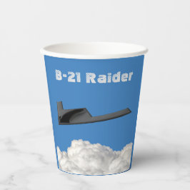 B-21 Raider Stealth Bomber Papieren Bekers