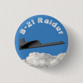 B-21 Raider Stealth Bomber Ronde Button 3,2 Cm