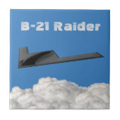 B-21 Raider Stealth Bomber Tegeltje (Voorkant)
