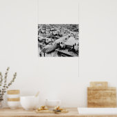 B-24 Bomber Assembly Line, 1943.  foto Poster (Keuken)