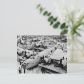 B-24 Bommenwerper Assemblagelijn, 1943 Briefkaart (Staand voorkant)