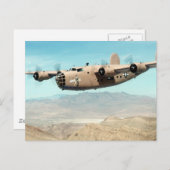 B-24 Liberator Briefkaart (Voorkant / Achterkant)