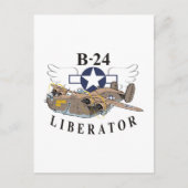 B-24 Liberator Briefkaart (Voorkant)